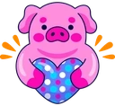 PigHeart emote