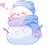 snowman emote