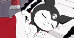KuromiSleep emote