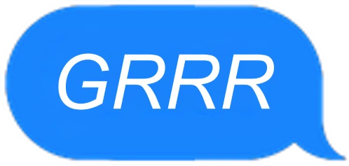 iMessageGRRR emote