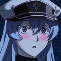 Esdeath_blush emote