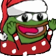 ClapChristmasPepe emote