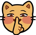 kittySecret emote