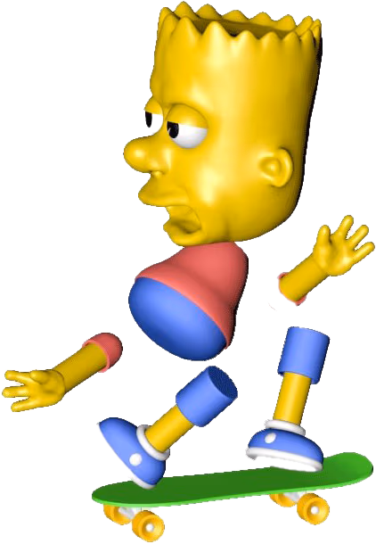 Skateboard_simpson emote