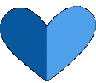 Darkblueandlightblueheart emote