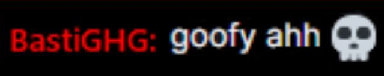 GoofyAhh static emote