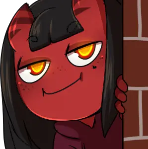 Meru_Peeking emote