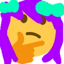 ThinkingViolet emote