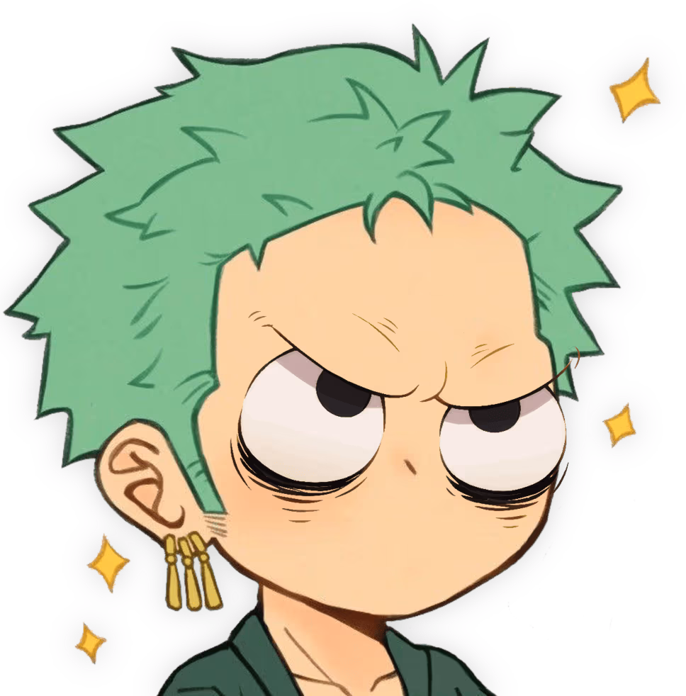 Zoro_Annoyed emote