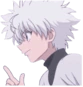 Killua_pointing emote