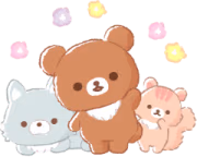 chairoikoguma_friends emote
