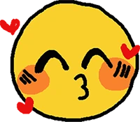 kissy emoji