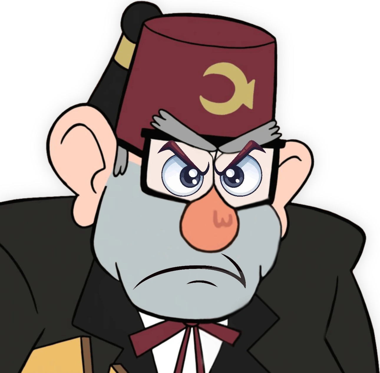 GrunkleStan_Mad emote