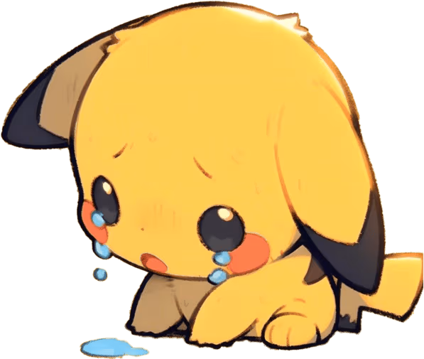 PikaSad emote