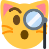 surprisedMonocleCat emote