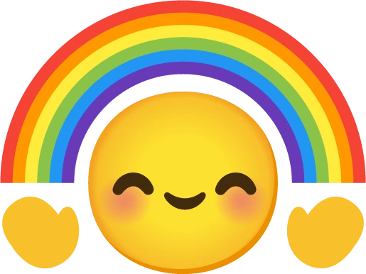 Rainbow emote