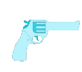 Lightblueheartgun emote