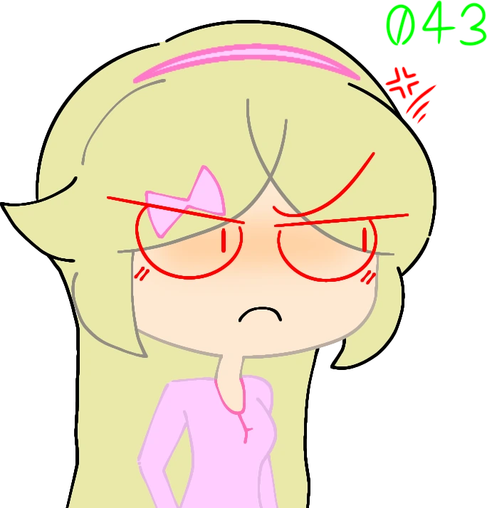 SusieBlushAnnoyed emoji