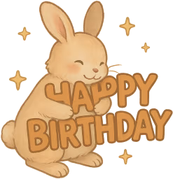 Happybirthdaybunny emote