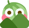 melon_peekblush emote