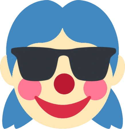 clown_girl_sunglasses emote