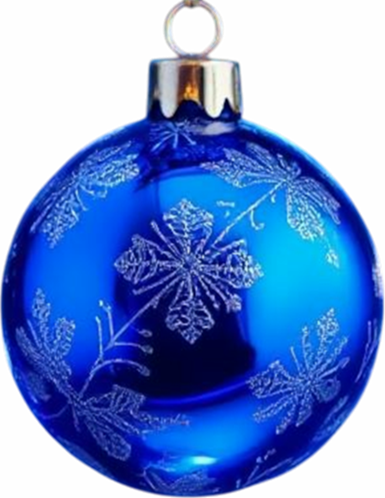 ChristmasBaubleBlue static emote