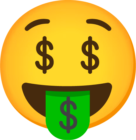 MoneyMouthFaceEmoji emote