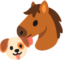 horse_licking_doggy_friendship emote