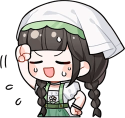 NikkiHardWork static emote