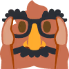 disguised_poop_shocked emote