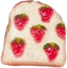breadjamstrawberryshape emote