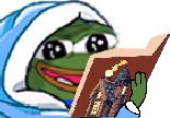 Bookpepecomfy emote