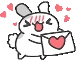 BugcatBunnyLoveletter emote