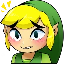 linkblush emote