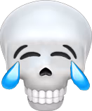 Skulllaugh emoji
