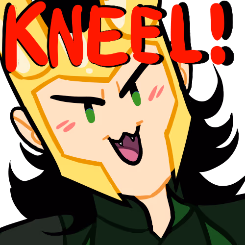LokiKneel emote