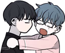 DokyungAndYoojinHug emote