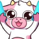 RaveCow emote