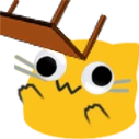 blobcatgooglytableflip emote