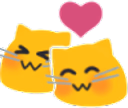 BlobCatCuddle emote