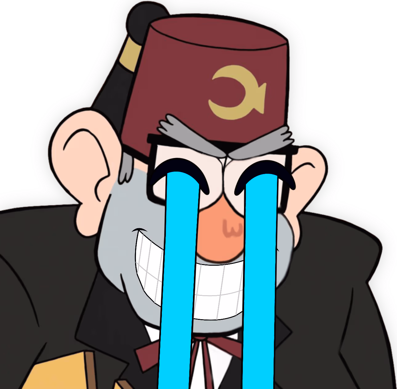 GrunkleStan_CryLaughing emote