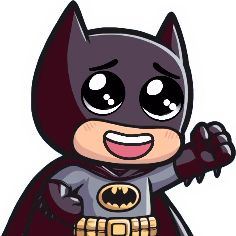 Batman_SmileAdorable emote