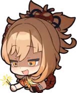 Yoimiyahehe emote