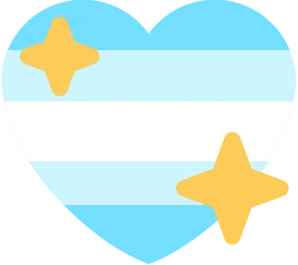 male_shiny_heart_flag emote