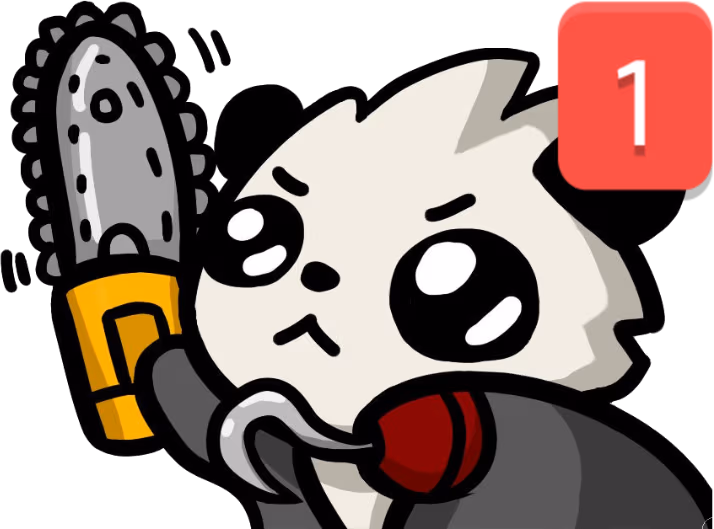 Pinged_Panda_2 emote