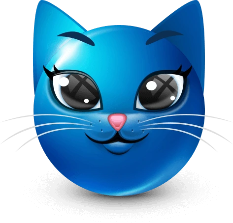 Joobi_Cat_Blue emote