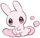 PinkCloudBunny emote