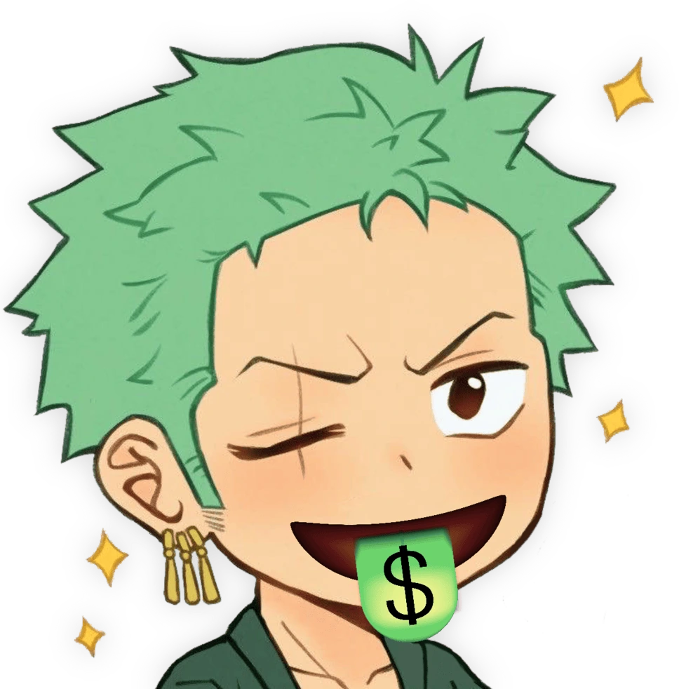 Zoro_RichMoney emote