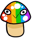 rainbowshroomie emote
