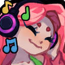 NPCPartyGirlJamming emote
